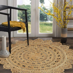 Skotor Living Handwoven Jute Area Rug