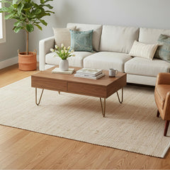 Skotor Living Jute Cotton Area Rug