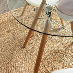 Skotor Living Handwoven Natural Jute Rug