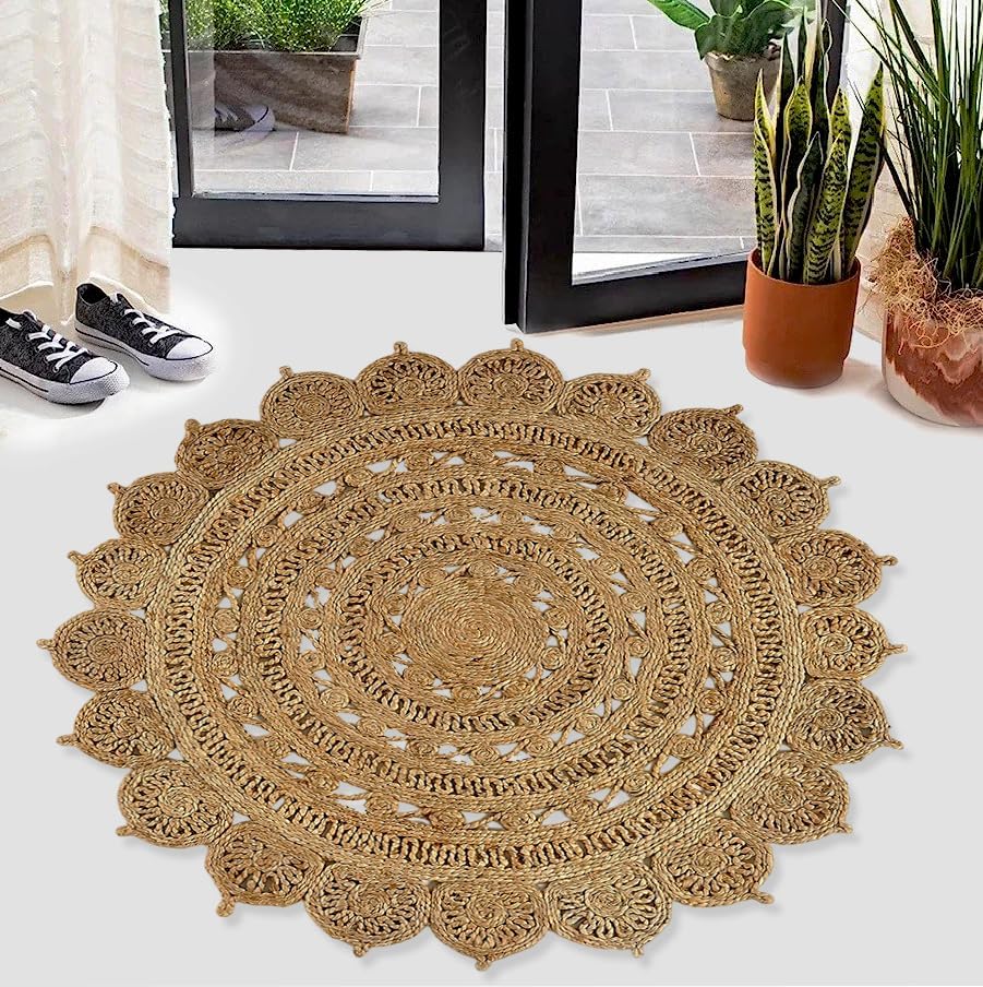 Skotor Living Handwoven Jute Area Rug