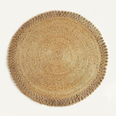 Skotor Living Round Jute Area Rug