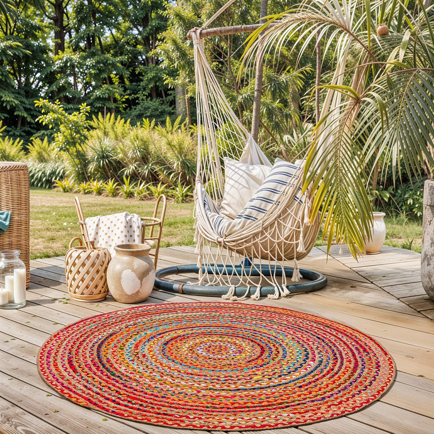 Skotor Living Jute Area Rug