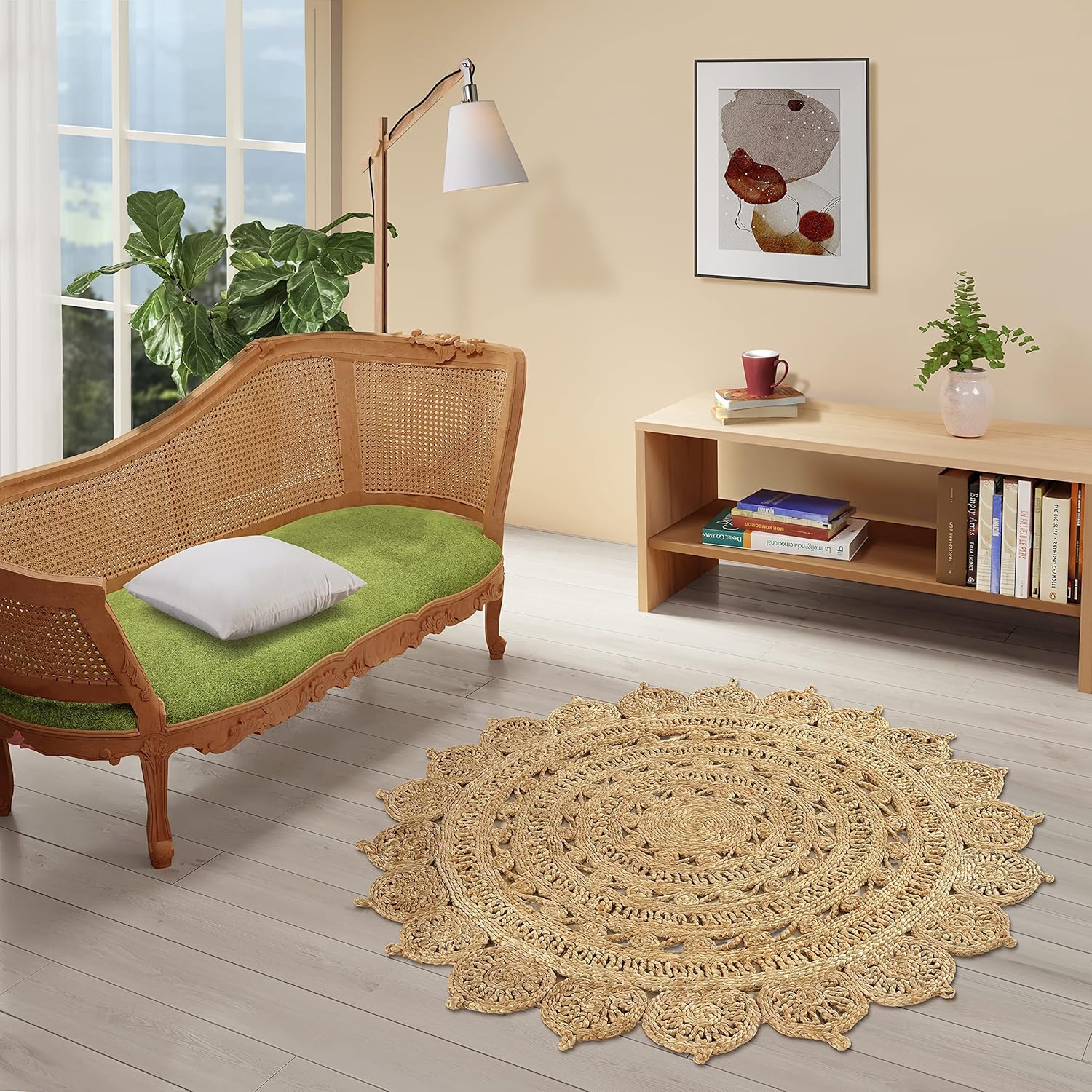 Skotor Living Handwoven Jute Area Rug