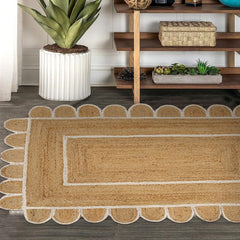 Skotor Living Scalloped Jute Rug