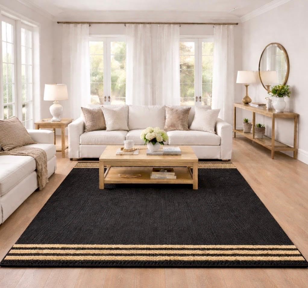 Skotor Living Jute Cotton Area Rug