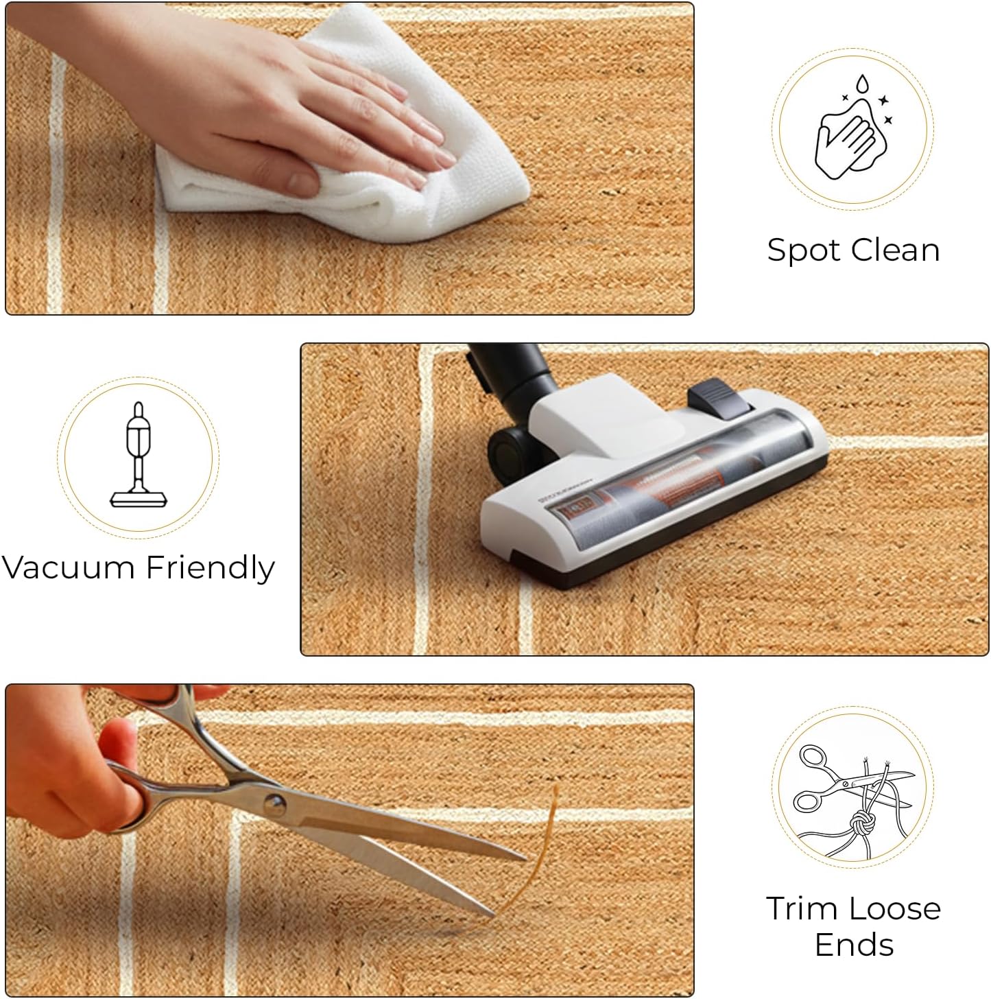 Skotor Living Jute Area Rug