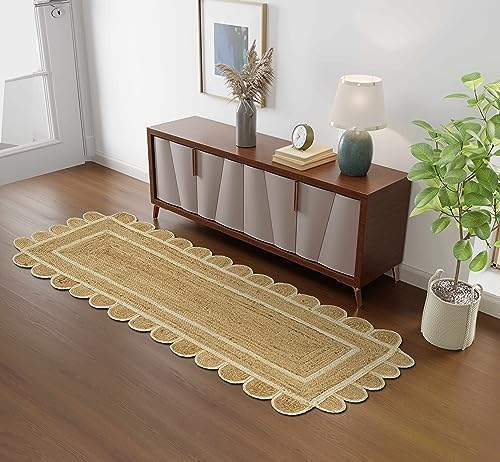 Skotor Living Scalloped Jute Rug