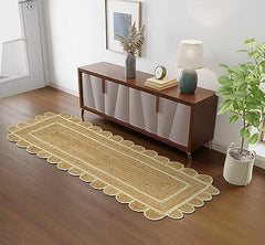 Skotor Living Scalloped Jute Rug