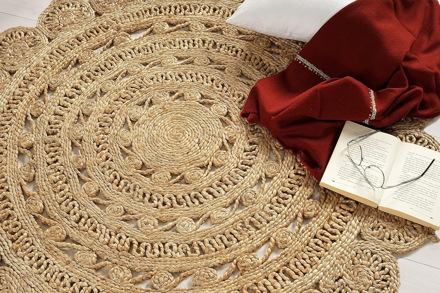 Skotor Living Handwoven Jute Area Rug