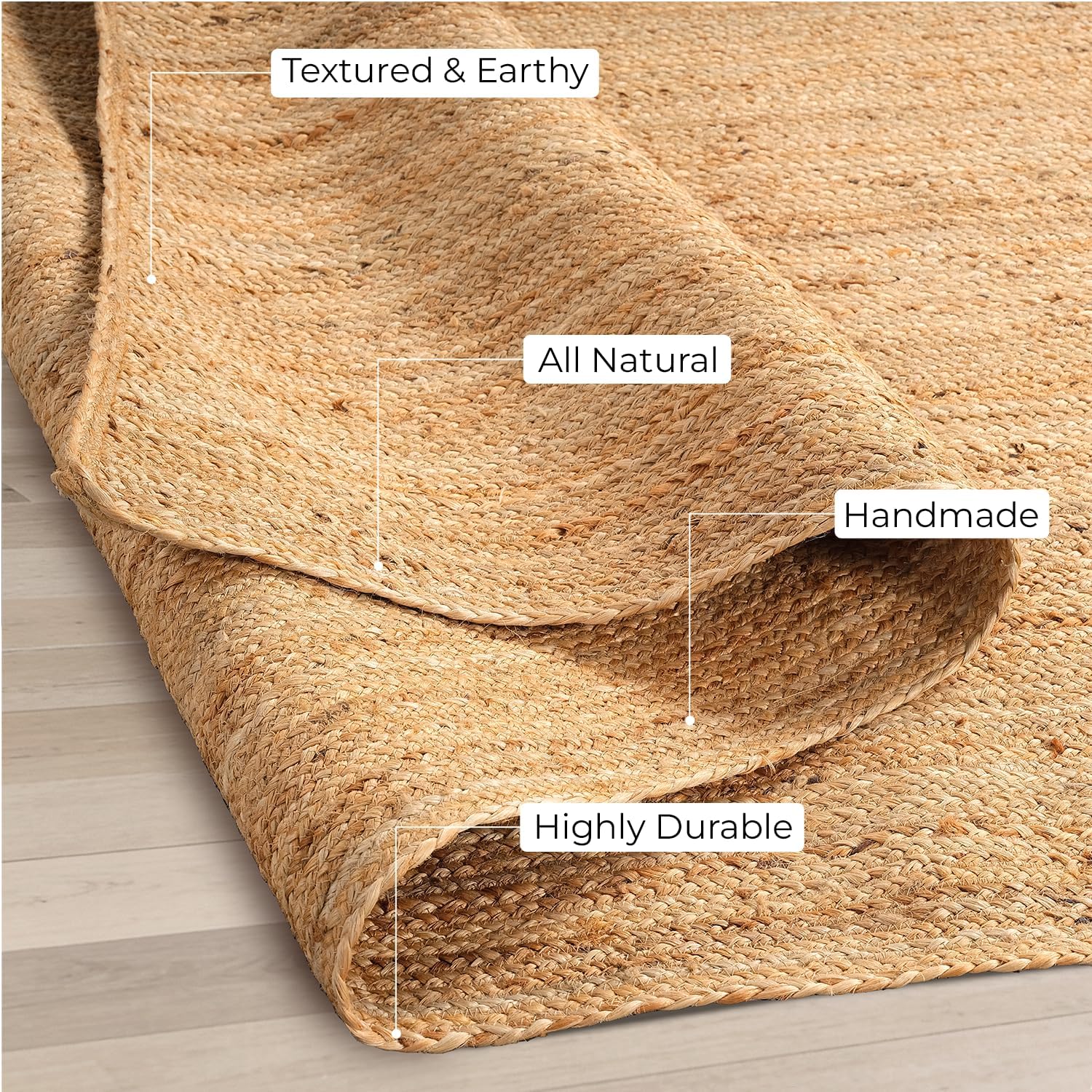 Skotor Living Jute Area Rug