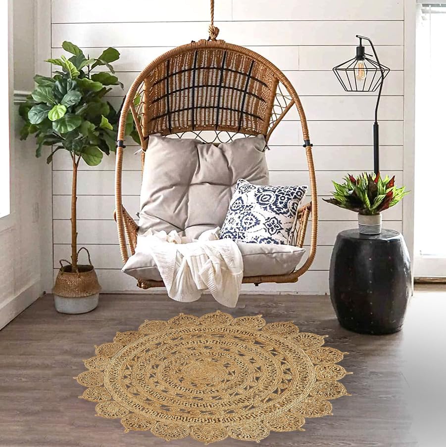 Skotor Living Handwoven Jute Area Rug