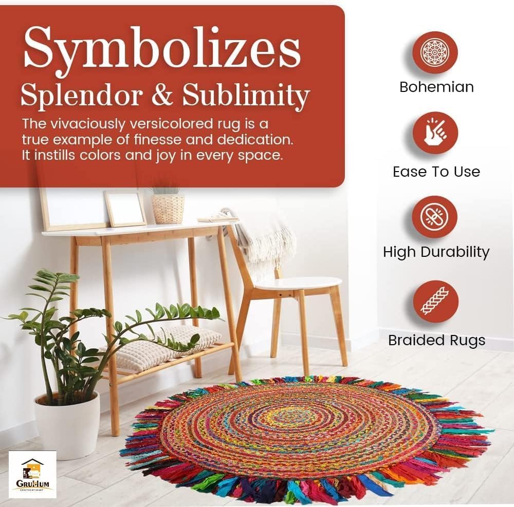Skotor Living Jute Area Rug