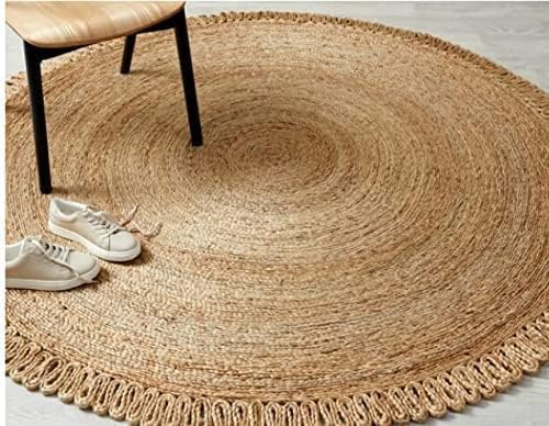 Skotor Living Round Jute Area Rug