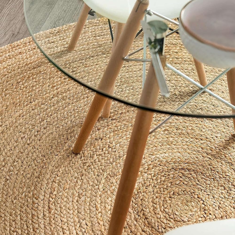Skotor Living Handwoven Natural Jute Rug