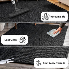 Skotor Living Round jute rug