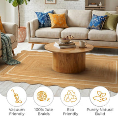 Skotor Living Jute Area Rug