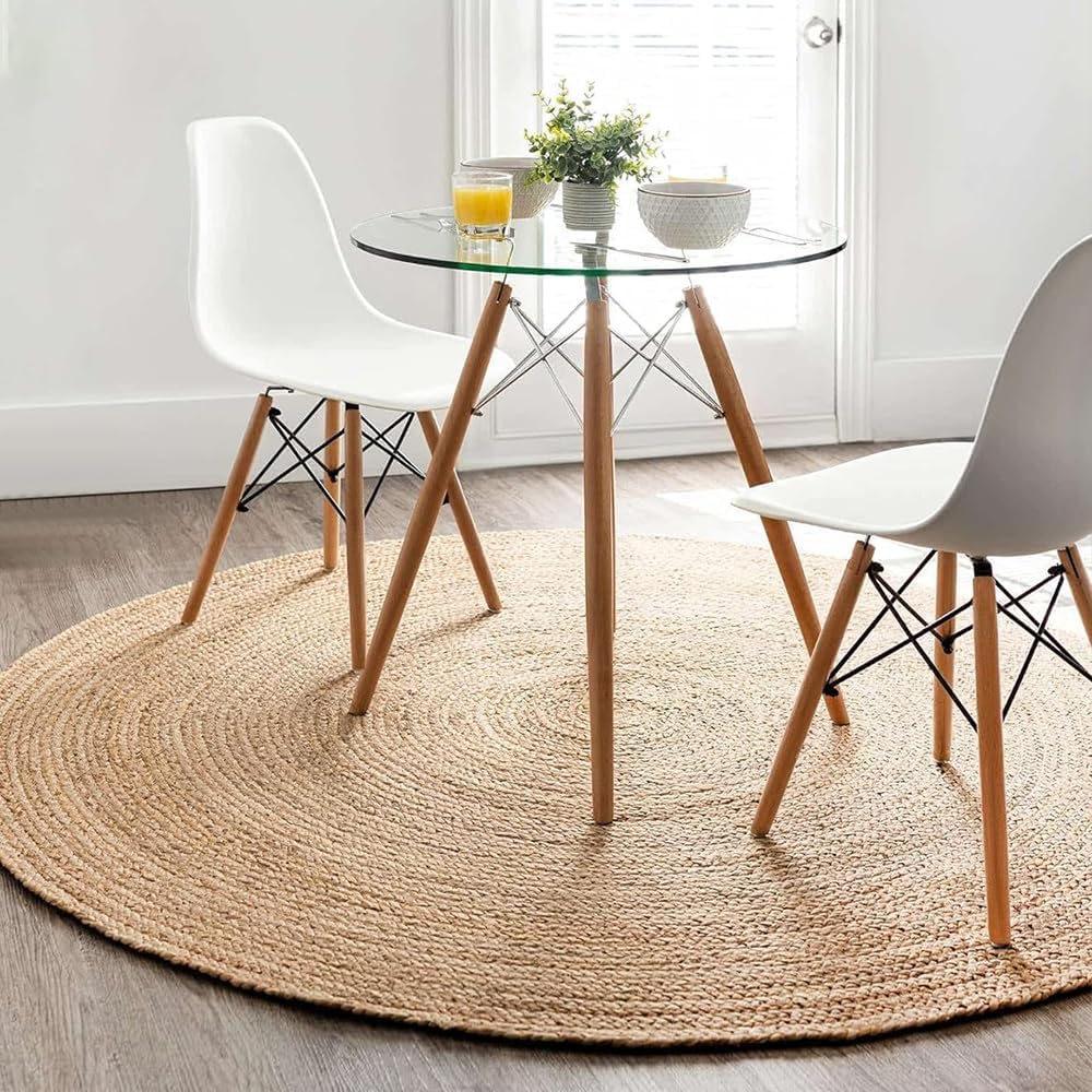 Skotor Living Handwoven Natural Jute Rug