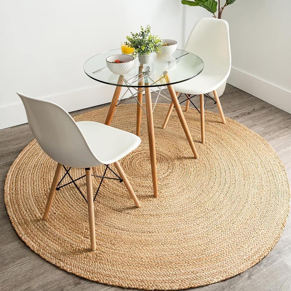 Skotor Living Handwoven Natural Jute Rug